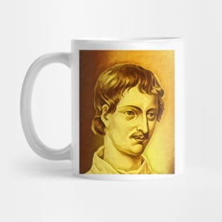 Giordano Bruno Golden Portrait | Giordano Bruno Artwork 8 Mug